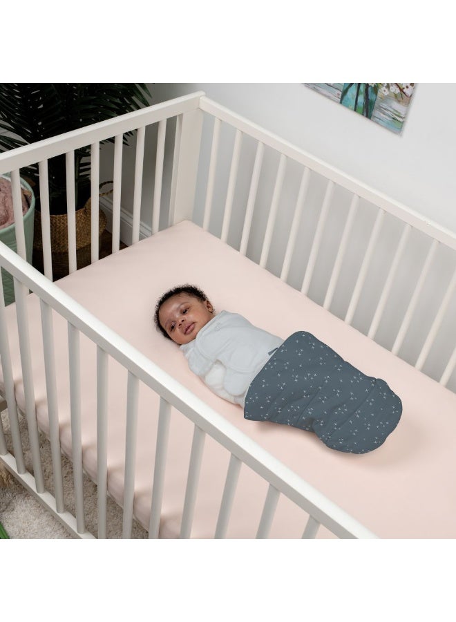 ingenuity Swaddleme By Ingenuity - All Season Swaddle, 1.0 TOG, 1 Pack, 0-3M - Stardust - Image 4