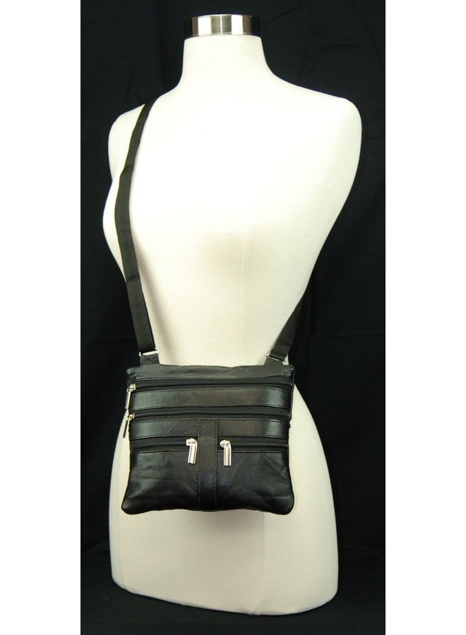 مارشال حقيبة مارشال الجلدية الناعمة، حقيبة كتف، منظم بخمسة جيوب، حقيبة يد صغيرة، محفظة سفر (أخضر) - Image 3