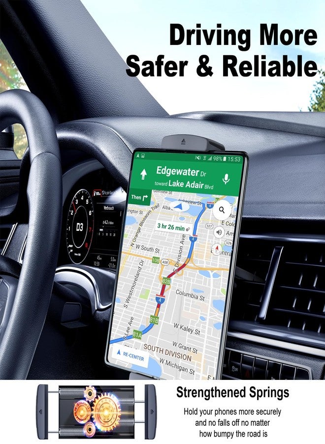 xuenair Z Fold 7 6 5 4 3 2 Car Mount, No Block Vent & Grip Firmly Z Fold 6 Accessories, Broad Compatible for Galaxy Z Fold iPad mini iPhone 16 15 14 13 12 Pro Max Samsung S25 Ultra - Image 4