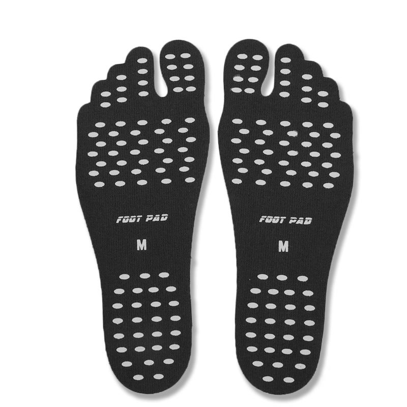 Beach Invisible Anti-Slip Insole Stickers Black