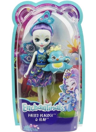 ENCHANTIMALS Character Dolls DVH87 FXM74 Patter Peacock  - Image 2