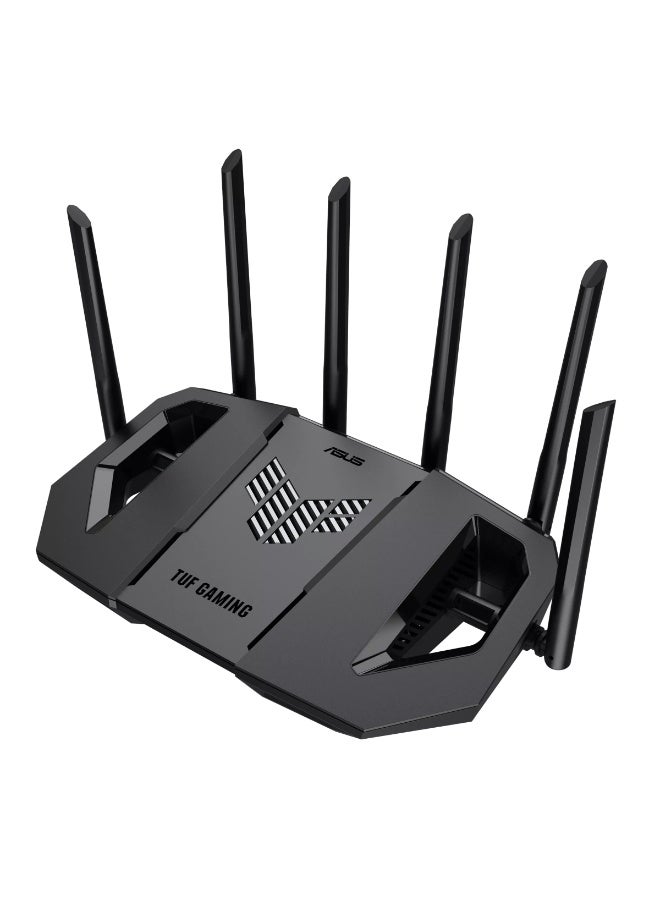 ASUS TUF Gaming BE9400 WiFi 7 Tri-Band Router (802.11be) – Up to 9400 Mbps, 6GHz + 5GHz + 2.4GHz, Quad 2.5GbE Ports, Dedicated Gaming Port, AiMesh Mesh Support, AiProtection Security, USB 3.2, Gaming Router | 90IG0A30-MO9C00 black - Image 3