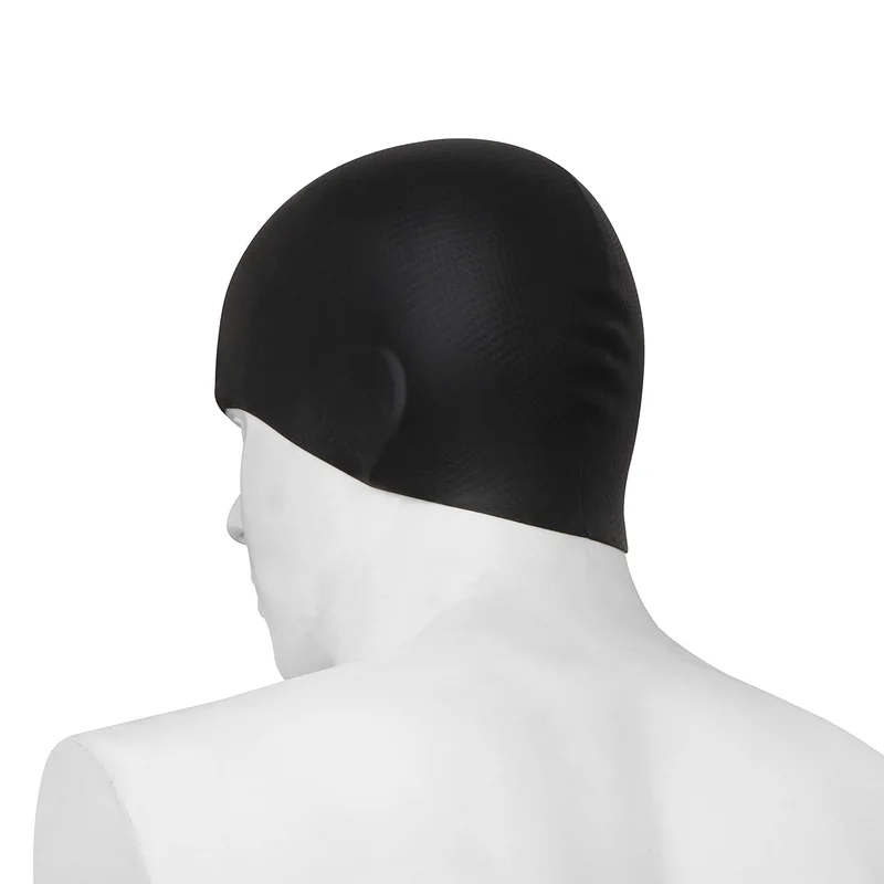 Nivia  Nivia Pro Silicone Swimming Cap - Black  | Best Price UAE