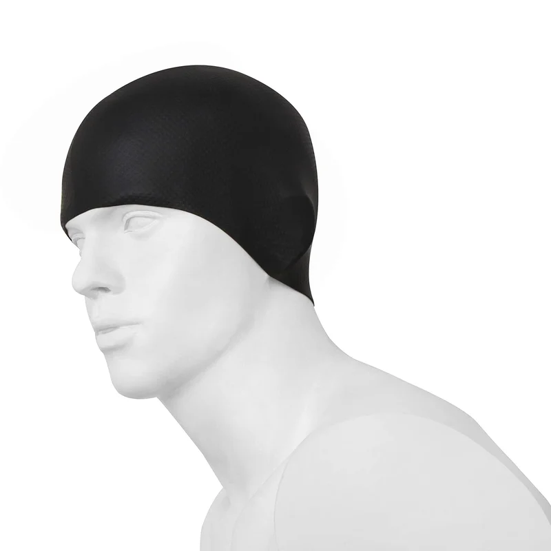 Nivia  Nivia Pro Silicone Swimming Cap - Black  | Best Price UAE