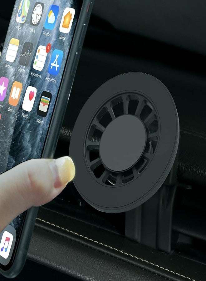 BEERTE Fits MagSafe Car Mount Fit for Cadillac XT5 2017-2025, XT6 2020-2025 Hands Free Magnetic Car Phone Holder Strong Magnets Phone Mount Fit for iPhone 16 15 14 13 12 Series MagSafe Case All Phones - Image 2