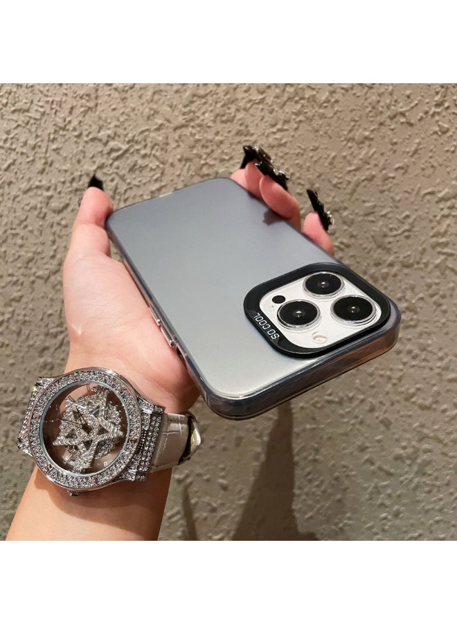 NIBEMINENT Simple Fantasy Light Protective TPU Case Cover For iPhone 14 Pro Max, Black - Image 2