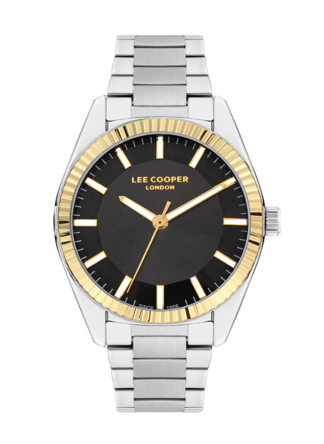 Lee Cooper Men's Analog Tonneau Shape Metal Wrist Watch LC07950.260 - 41 Mm  - Image 1