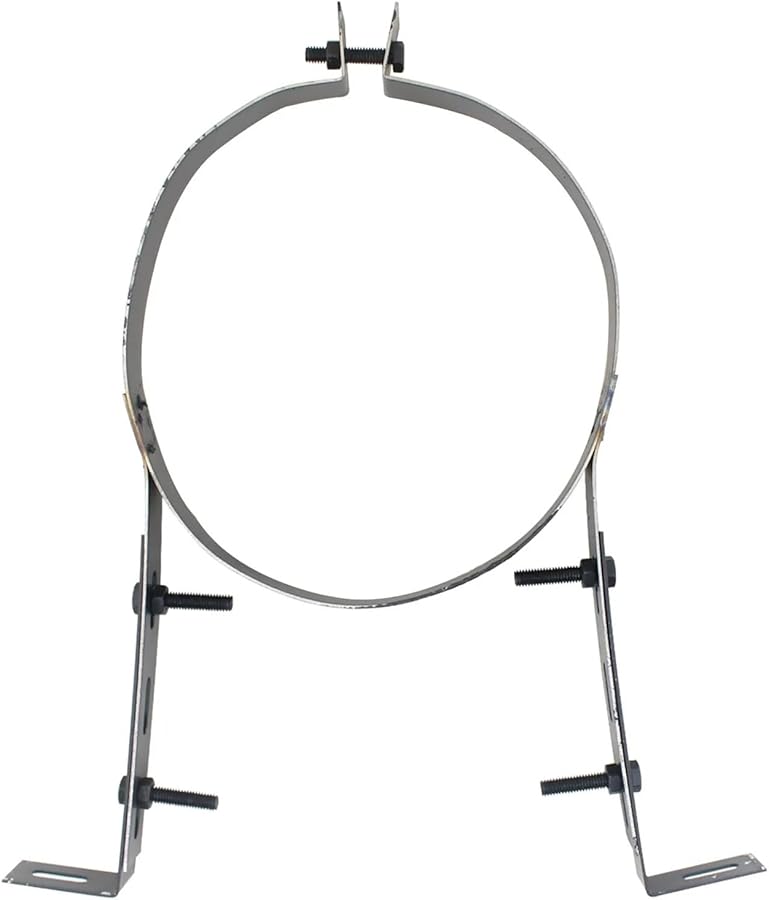 Stainless Steel Flue Liner Clamp Support Bracket For Fireplace Chimney Pipe ID 150mm - Image 4