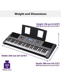 YAMAHA Yamaha Digital Keyboard PSRI300  - Image 2