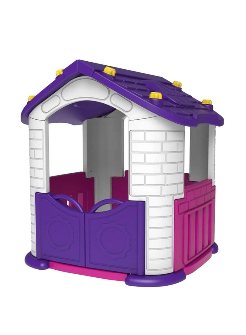 AL BADER ALBADER Playhouse For Kids, Children House With Multi Colors, Indoor & Outdoor Playground for Children, Kids House For Backyard, Game Cottage With Door & Windows, Toys Made of Durable Plastic - Image 1