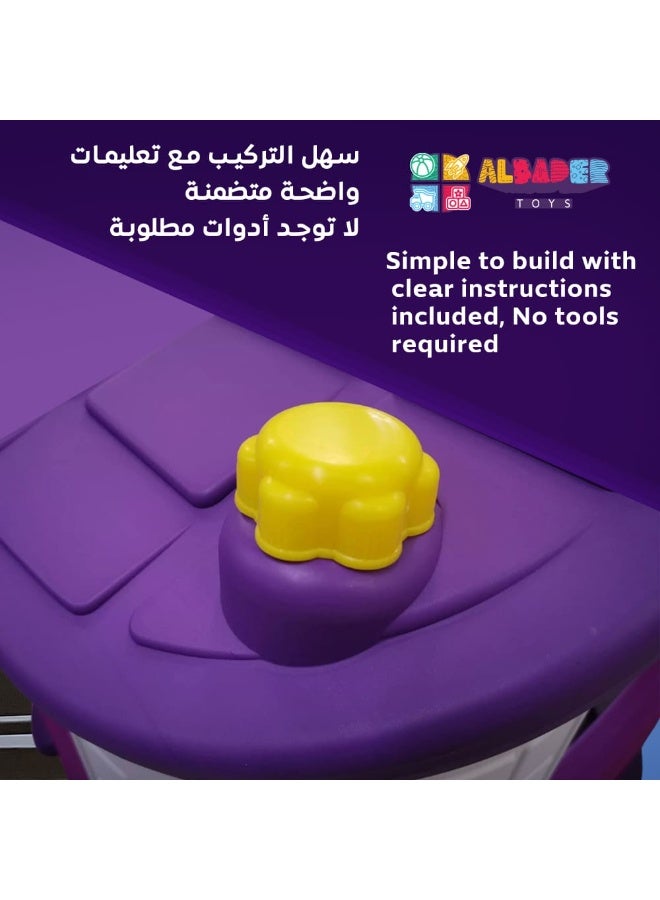 AL BADER ALBADER Playhouse For Kids, Children House With Multi Colors, Indoor & Outdoor Playground for Children, Kids House For Backyard, Game Cottage With Door & Windows, Toys Made of Durable Plastic - Image 2