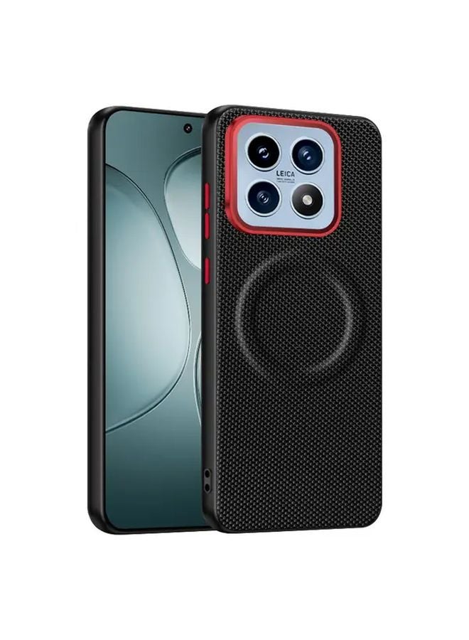 Khaki Magnetic Minimalist Luxury Phone Case Compatible with Xiaomi 14 Ultra Lightweight Cover - Image 5