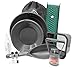 Sluice Fox Compact Gold Prospecting Kit with 12 Pocket Sluice Box Includes Miners Moss Gold Trap Mat Classifier Pan Vials and Tote Backpack Black - Image 3