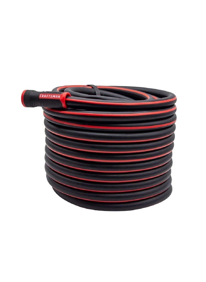 كرافتس مان خرطوم للحدائق شديد التحمل بمستوى احترافي أسود وأحمر 50 قدم 7016234 - Image 2