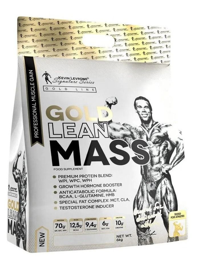 KEVIN LEVRONE - Gold Lean Mass Vanilla Flavor 6kg - Image 1