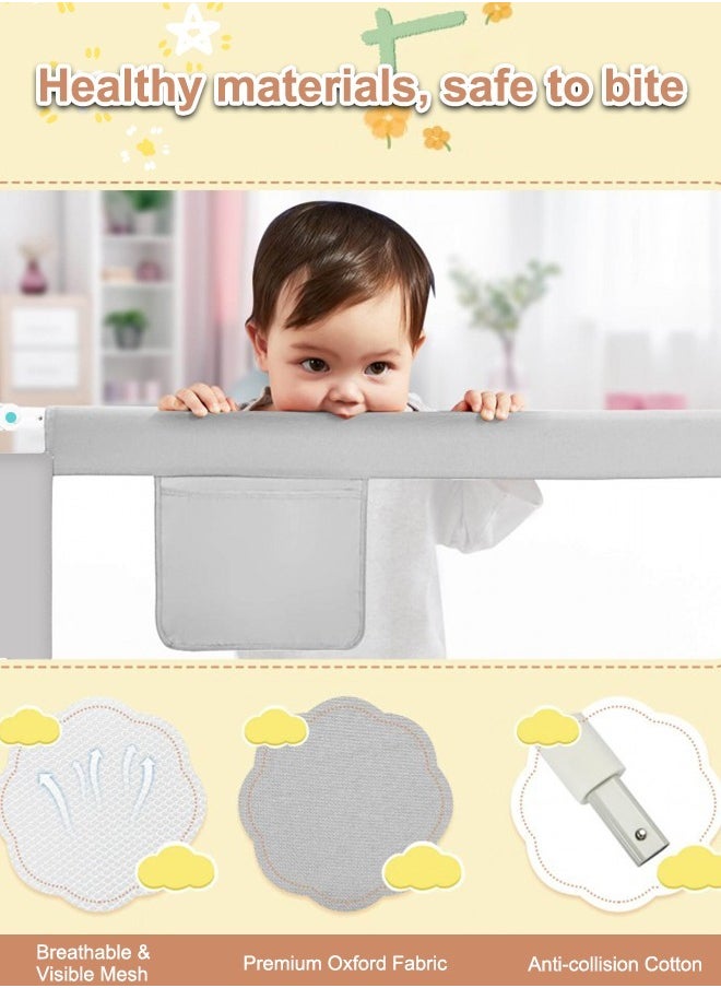 Occuwzz Baby Bed Rail Guard For Twin Double Full Queen King Size Bed  - Image 4
