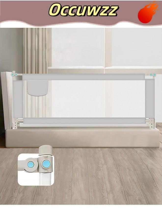 Occuwzz Baby Bed Rail Guard For Twin Double Full Queen King Size Bed  - Image 1