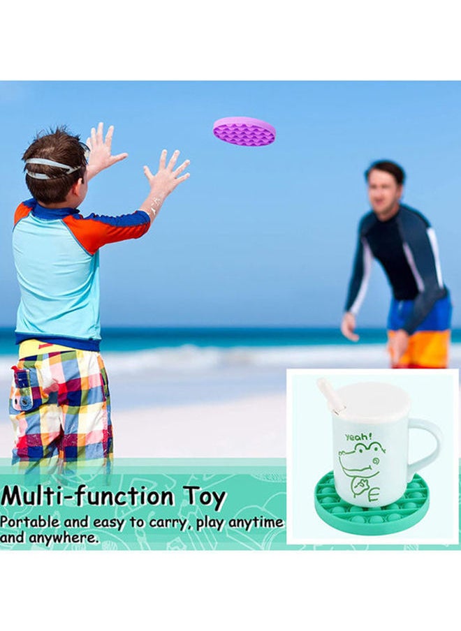 NIBEMINENT - 3-Piece Simple Dimple Push Pop Bubble Sensory Lightweight High-Quality Fidget Toy Set 12.5cm - Image 1