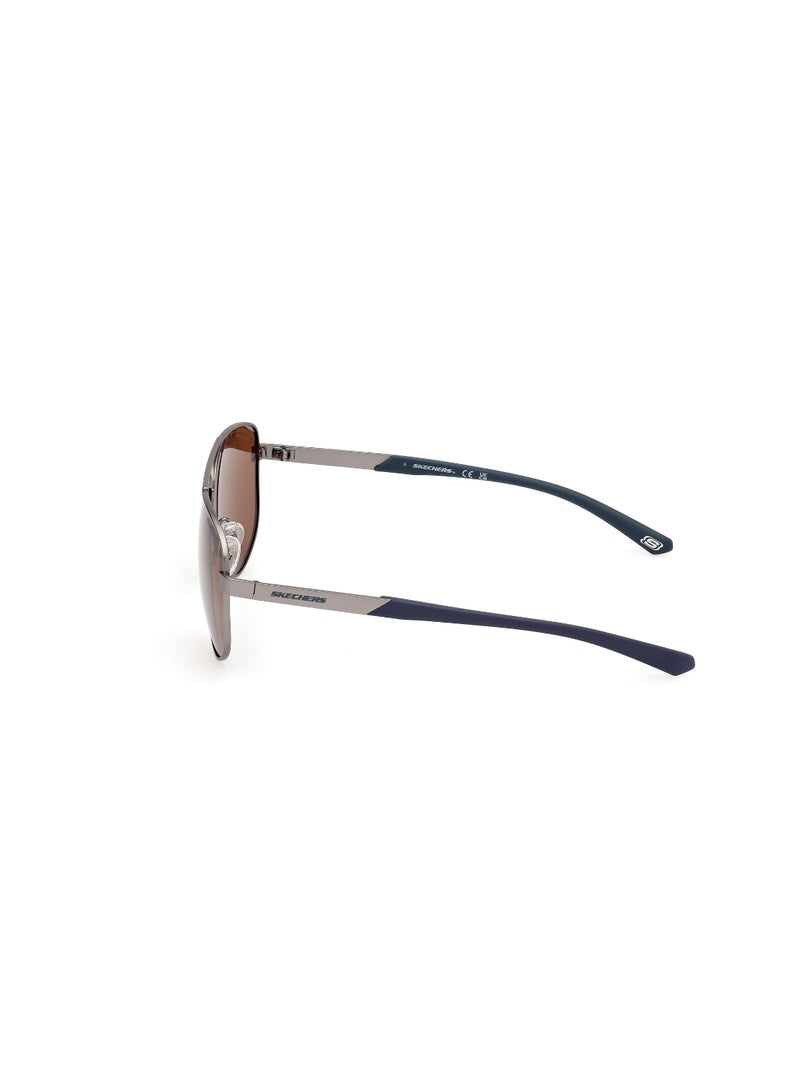 SKECHERS Metal Pilot Full Rim Men Polarized Sunglass - Image 4