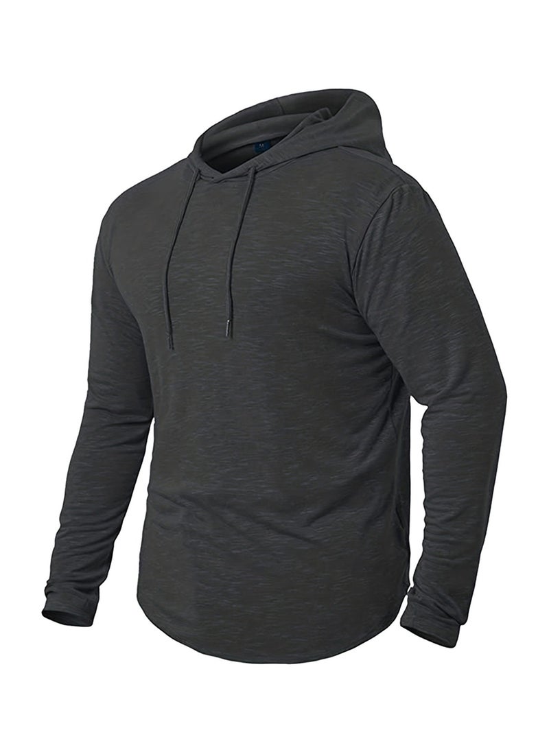 KUYING Hooded Casual Slim Fit Sports Hoodie  - Image 1