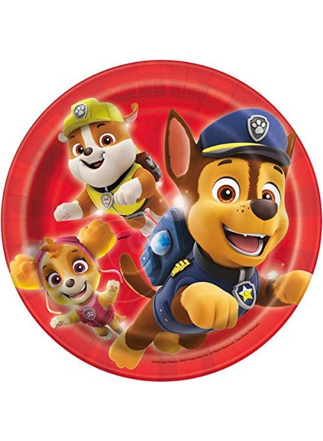 Unique Paw Patrol Birthday Party Supplies Decoration Bundle Pack Includes 16 Dessert Cake Paper Plates 16 Napkins 1 Table Cover 1 Party Banner (Bundle For 16) - Image 3