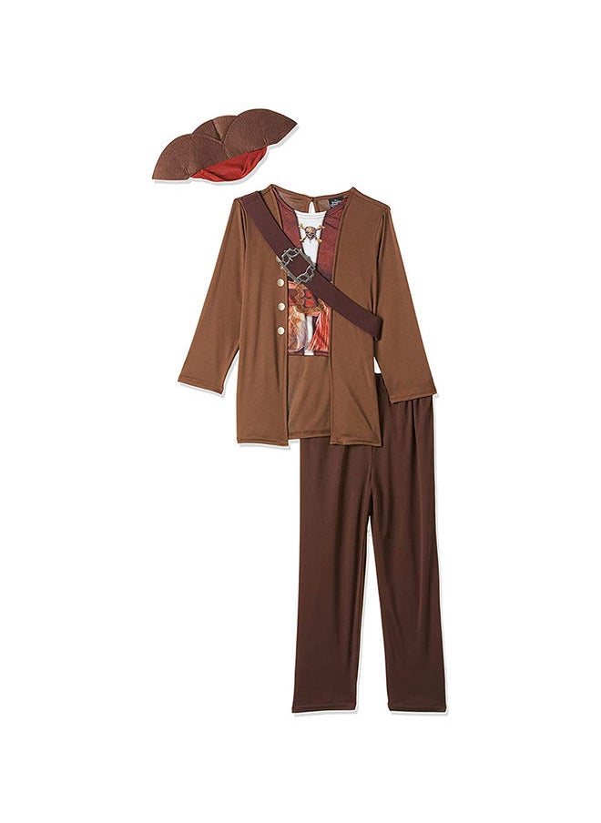 Rubies Costume Official Disney Pirates of the Caribbean Jack Sparrow Childs Deluxe Costume  - Image 1
