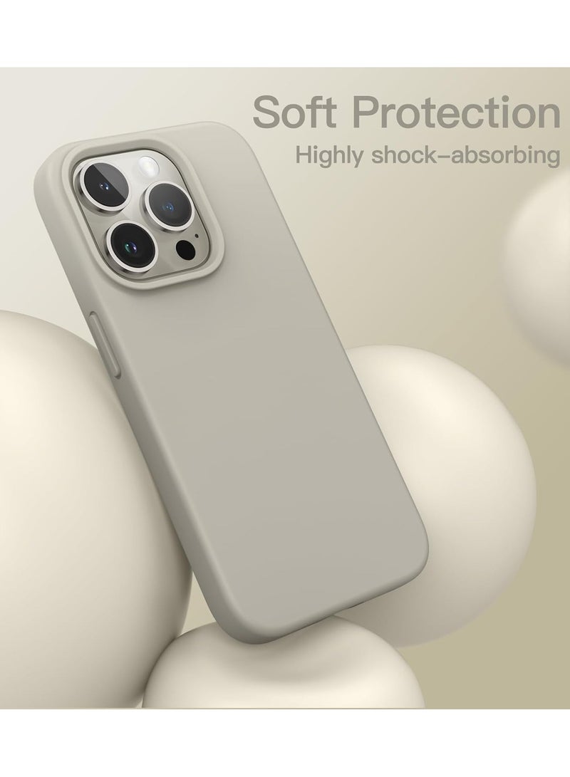 Jomo Store Liquid Silicone Case for iPhone 15 Pro 6.1-Inch – Soft Touch, Shockproof, Anti-Scratch Protective Phone Cover with Microfiber Lining – Full-Body Protection - Image 2