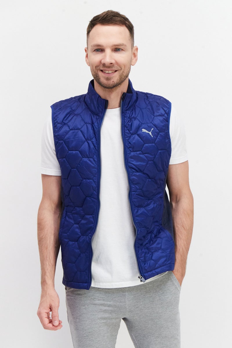 PUMA Men Sportswear Fit Training Jacket Vest, Blue - Image 1