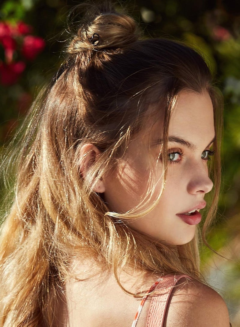 Goody SlideProof Mini Spin Pins - 3 Ct, Assorted Colors, Spiral Hair Pins, Quick & Easy Buns, All-Day Twist Pins, Corkscrew Bobby Pins, Pain-Free Hair Accessories for Women & Men, All Hair Types - Image 5