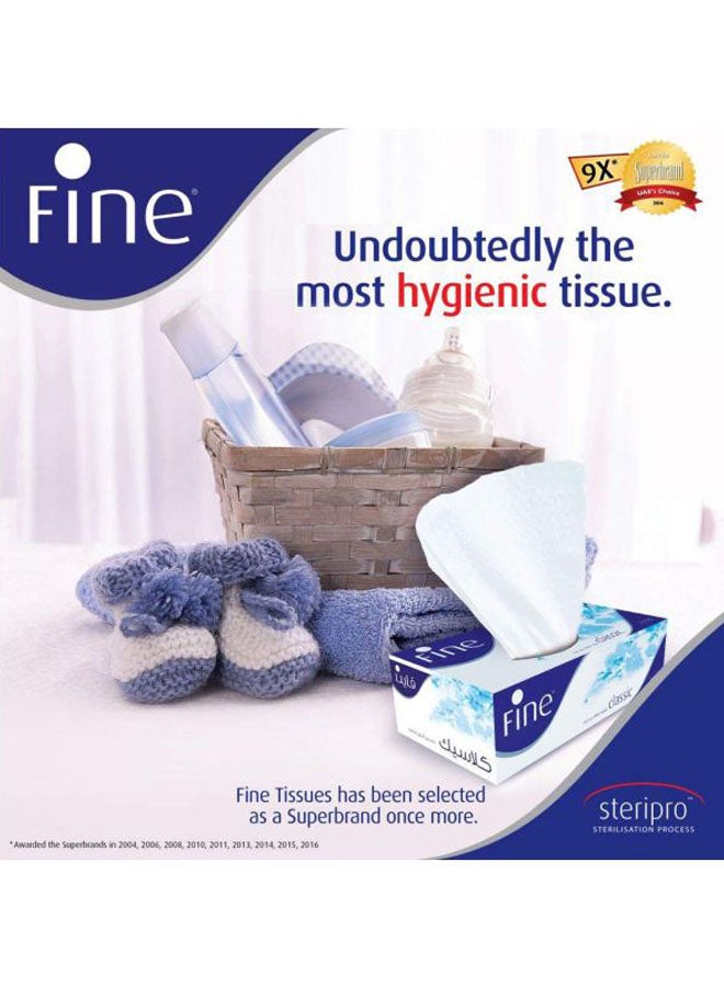 Fine Pack Of 5 Double Ply Tissues, 150-Count - Image 5