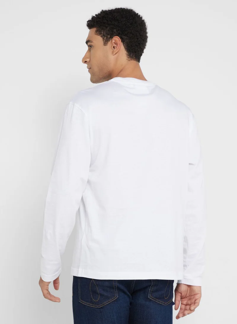 CALVIN KLEIN Logo Crew Neck T-Shirt