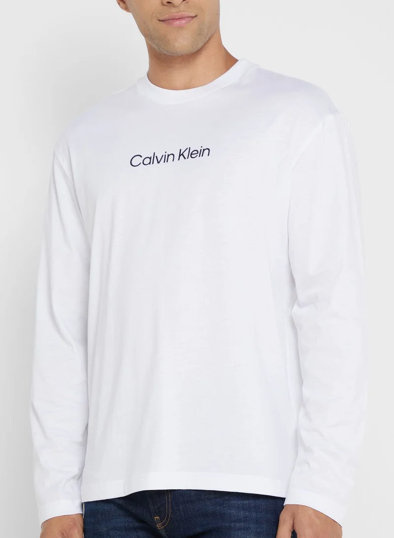 CALVIN KLEIN Logo Crew Neck T-Shirt