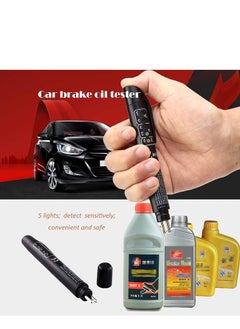 KASTWAVE Brake Fluid Test Pen, Car Brake Fluid Inspection Tool Replacement Test Pen Test DOT3 DOT4 DOT5.1 Brake Fluid with 5 LED Indicator Hydraulic Oil and Water Analyzer Automatic Diagnostic Tester  - Image 5