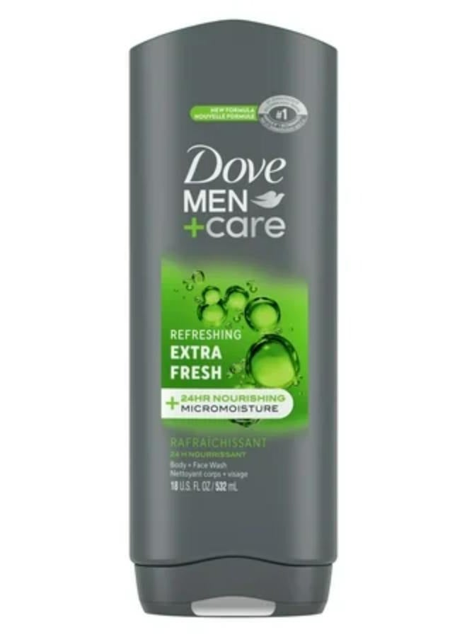 Dove Body And Face Wash Extra Fresh 532 ML