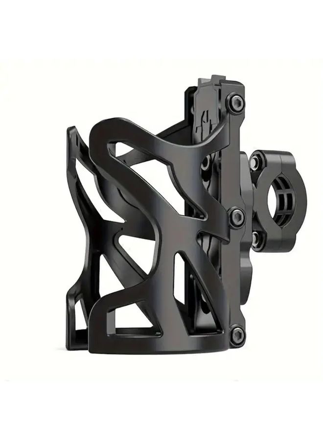 Motorcycle Water Bottle Holder Black 5.12 x 3.15 Inch Universal Mount - Image 5