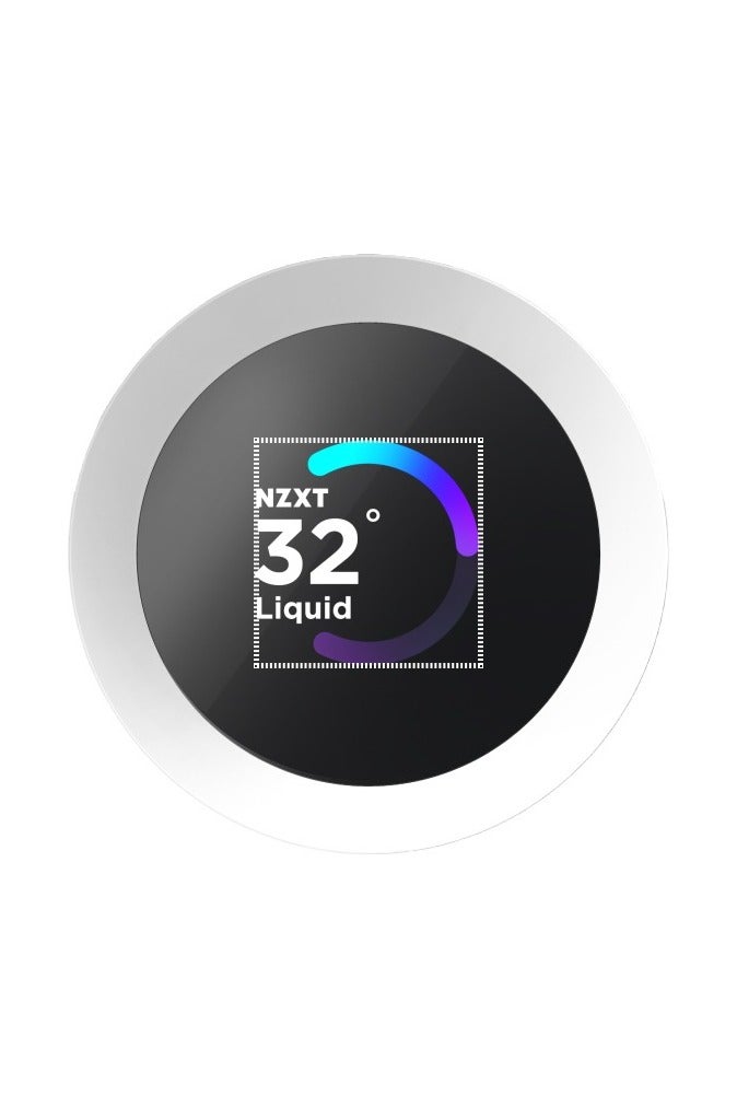 NZXT Kraken 240 RGB Plus AIO Liquid CPU Cooler, 240mm Radiator, 2x 120mm F120 RGB Fans, 1.54" Customizable LCD Display, Asetek 7th Gen Pump, CAM Software Control, Intel LGA1700/1200/115X, AMD AM5/AM4/sTRX4/TR4 Compatible, White | RL-KR240-W2 - Image 4