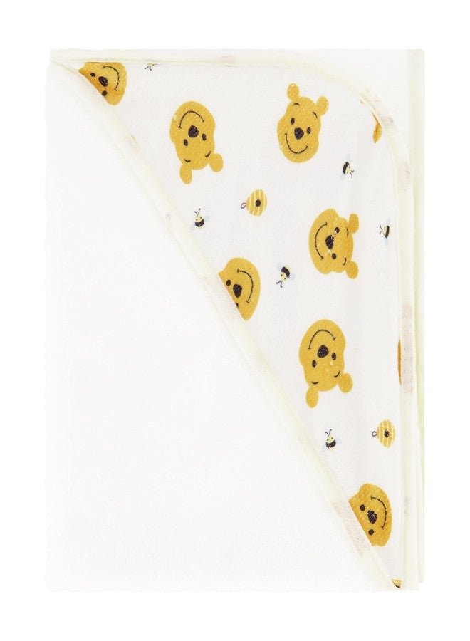 Disney Cudlie Baby Winnie The Pooh 2 Pack Rolled/Carded Hooded Towels in Sweet Life Print, 1 Count - Image 4