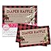 Amanda Creation Oh Boy Outdoorsy Red and Black Plaid Lumberjack Diaper Raffle Tickets for Boy Baby Showers 20 2 X 3 Double Sided Inserts Bring a Pack of Diapers to Win Favors P - Image 3