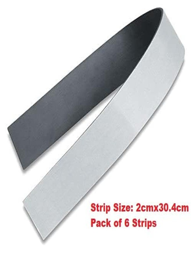 iCONY شرائط مغناطيسية ذاتية اللصق، للفنون والحرف اليدوية، الصور، المشاريع، مغناطيس زخرفي، عبوة من 6 قطع (2 × 30 سم) - Image 2