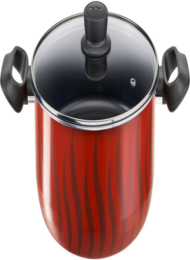 AKDC Tefal Cookware Set, G6 Tempo Flame 8 Pcs Cooking Set, Casseroles, Red, Aluminium, 2 Years Warranty, C3079082  - Image 2