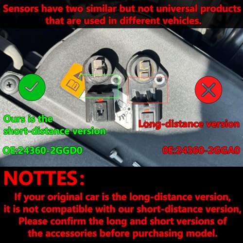 BSNOVT Camshaft Position Sensor 24360-2GGD0 243602GGD0,Cam Sensor Fits for Genesis G70 Hyundai Santa FE Sonata Tucson Veloster N Kia Optima Sorento Sportage Stinger Camshaft - Image 2