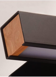 LOOPITYS Warm light (3000K)-Wall Light LED Wall Sconce Modern Simple Bedside Light 270° Rotatable Wall Lantern Wood Wall Mounted Light Home Ceiling Wall Sconce Compatible with Living Room Home Bedside Decor Lamp  - Image 3
