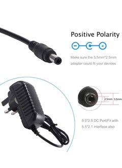 Lucky Sky Adapter DC 6V 1A Adapter Power Supply Transformer Power Adapter Converter Wall Charge Adapter For Professional Home Use, black. (6V 1A  - Image 3