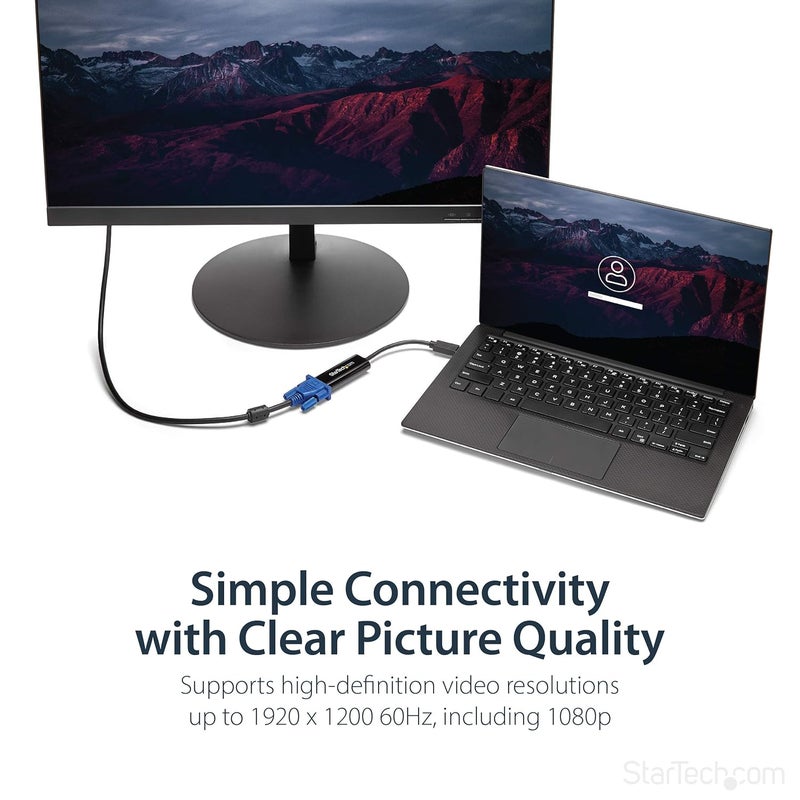 Star Tech .com USB 3.0 to VGA Adapter, USB to VGA Monitor Converter for Windows, Slim, TAA (no support for macOS/ChromeOS/Linux) - Image 4