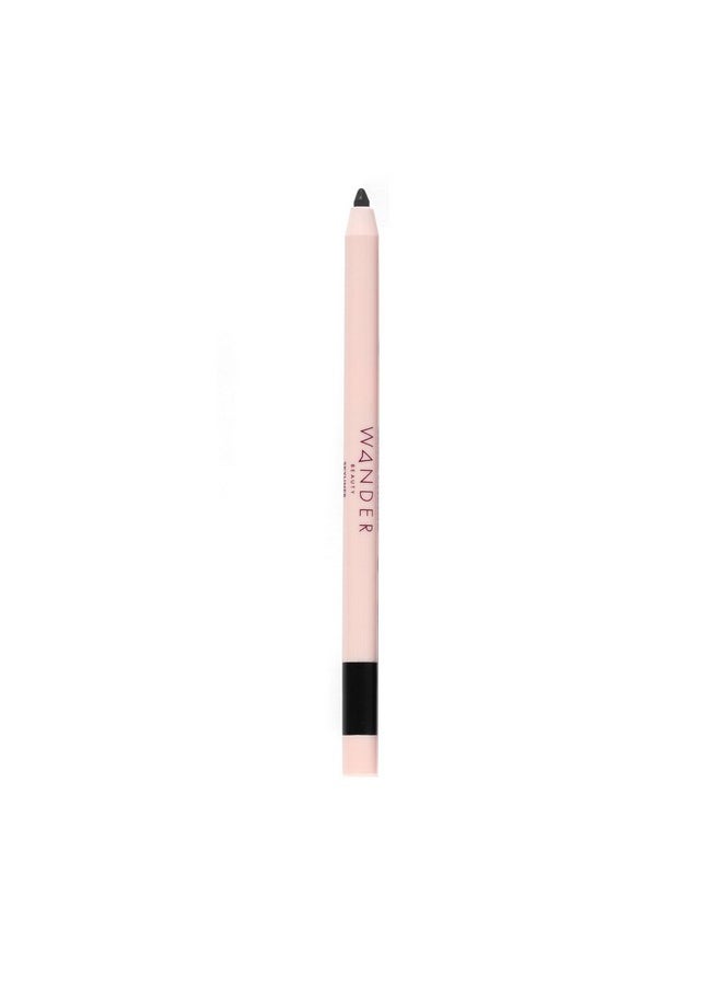Wander Beauty Skyliner Automatic Gel Eyeliner (Jet Black) - Smudge-Proof Retractable Gel Liner - Precise Application With Built-In Eye Pencil Sharpener - Intense Pigment Gel Eyeliner - 0.01 Fl Oz  - Image 1