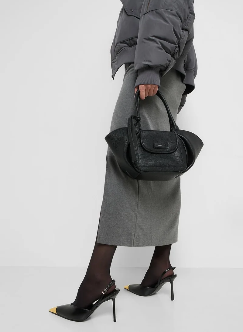 JW PEI Savannah Gold Tipped Sling back pumps