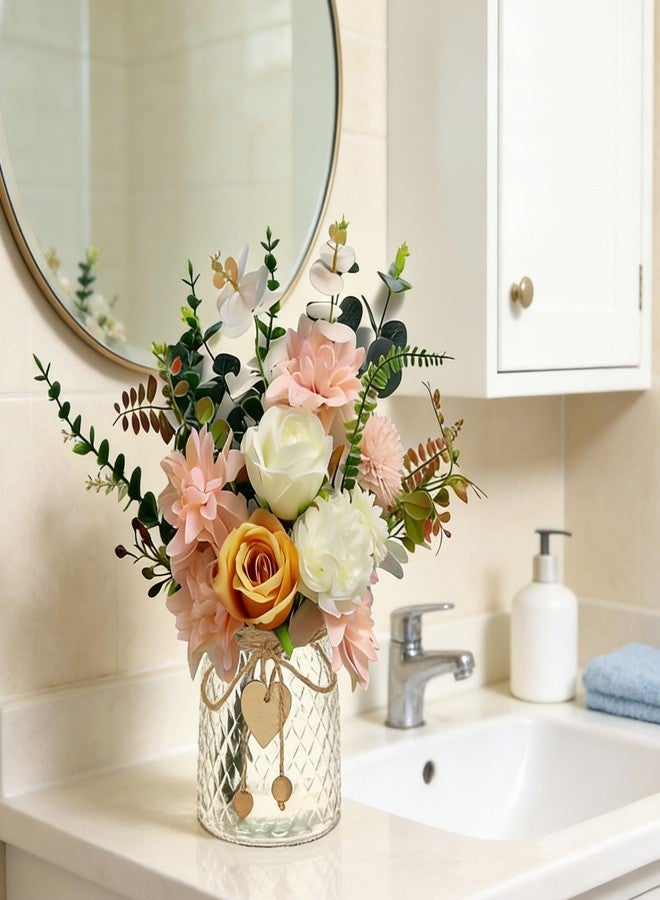 Xdalula Artificial Flowers in Vase - Fake Flowers Artificial Plants & Flowers Flores Artificiales para Decoracion, Faux Flowers for Coffee Table Decor and Dining Table Decor - Image 4