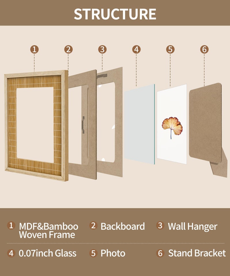 Sonefreiy إطار صور سونيفري 5x7 بتصميم بوهيمي - Image 4