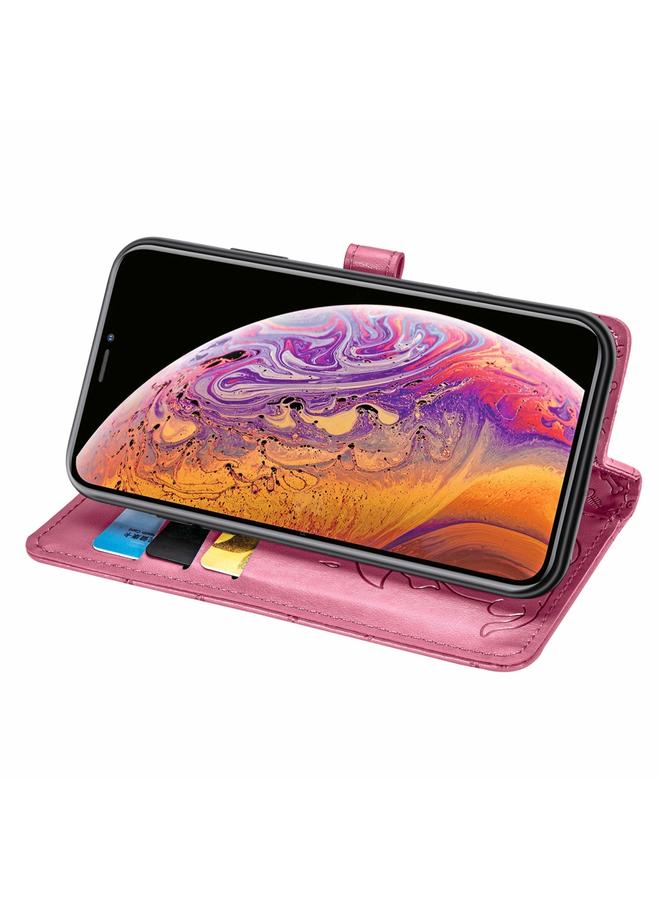 S-TOP Case For iPhone XR Cute Cat and Dog Embossed Horizontal Flip PU Leather Case with Holder / Card Slot / Wallet / Lanyard - Image 5