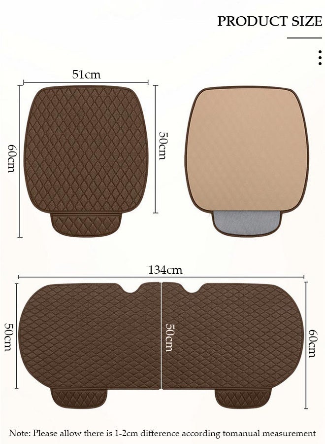 DUNISO Auto Breathable Universal Four Seasons Front Car Seat Covers Luxury Include Front Car Seat Protector Compatible with 95% Vehicle Fit for Cars Truck SUV or Vans - Image 3